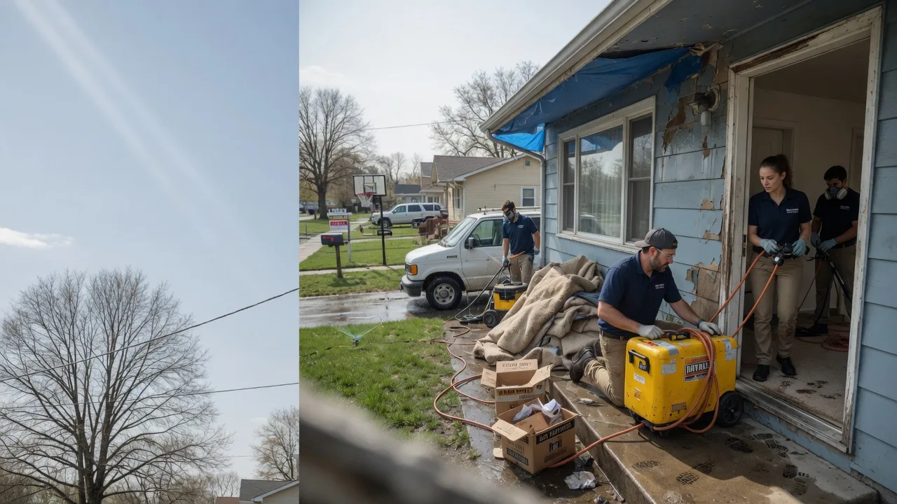 Basement Flood Cleanup in Whiteland, IN near me
